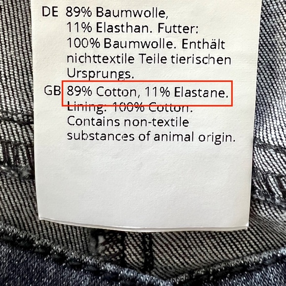 OSKA Stretch Denim Tapered Jeans in Dark Gray - 4 (US 12/14) - Picture 6 of 11